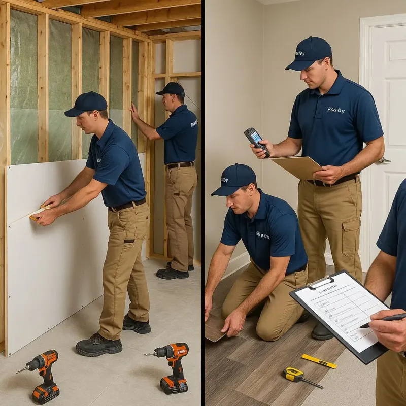 Repairs and Reconstruction process in Aztec, NM